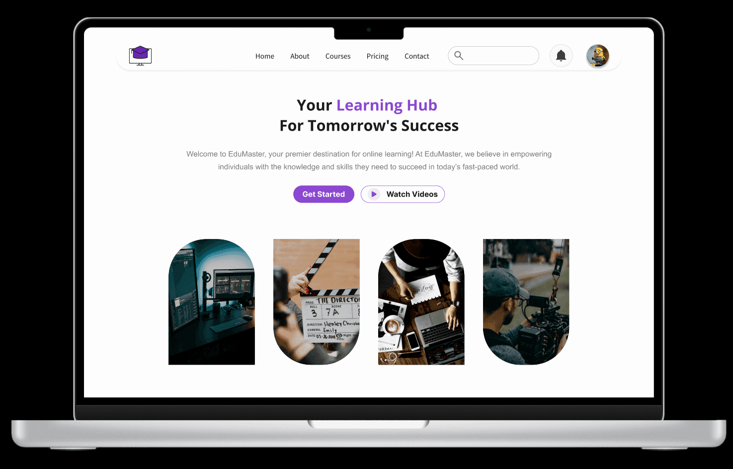 Learning Management System UI Design